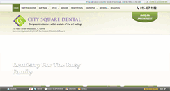 Desktop Screenshot of citysquaredentalcare.com
